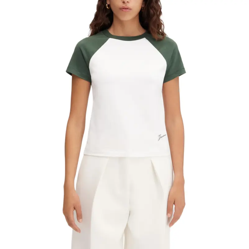 Jacquemus Le Mini T Shirt Baseball 'Multicolor/Green'-1