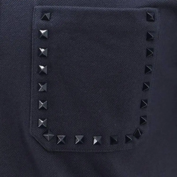 Valentino Polo Shirt Men's Marine Blue-6