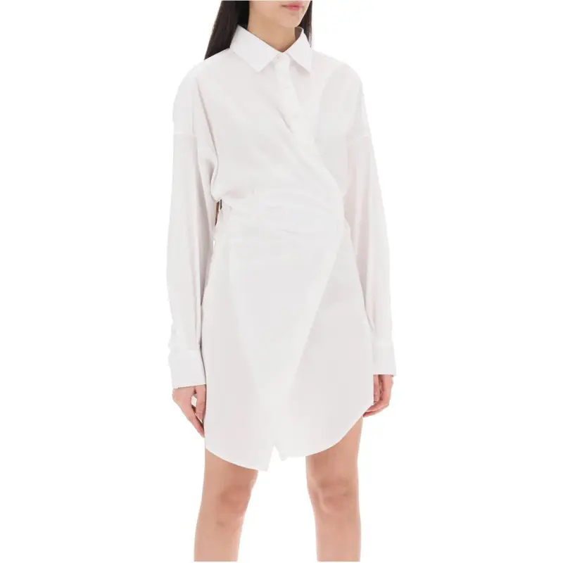DIESEL Long Sleeved Dress Women's White-3