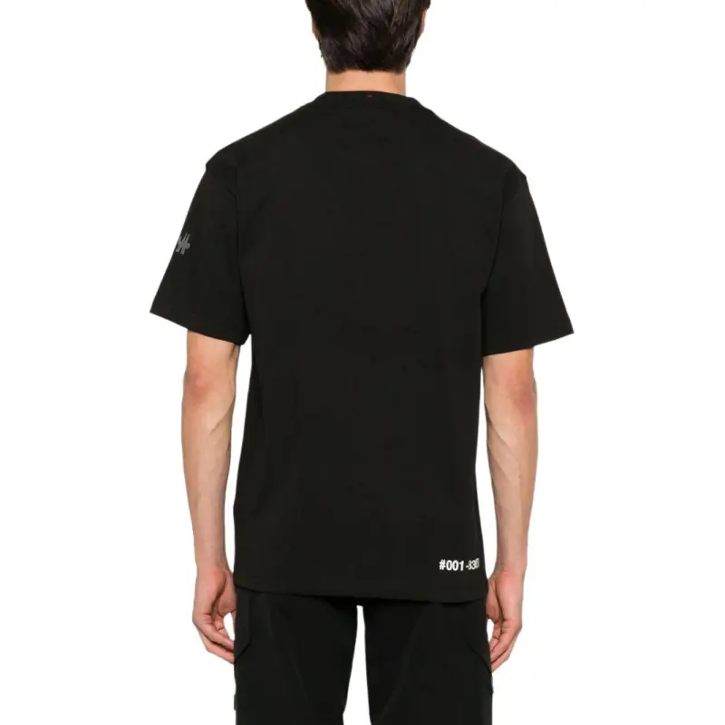 Moncler Logo Detailed Crewneck T Shirt-4