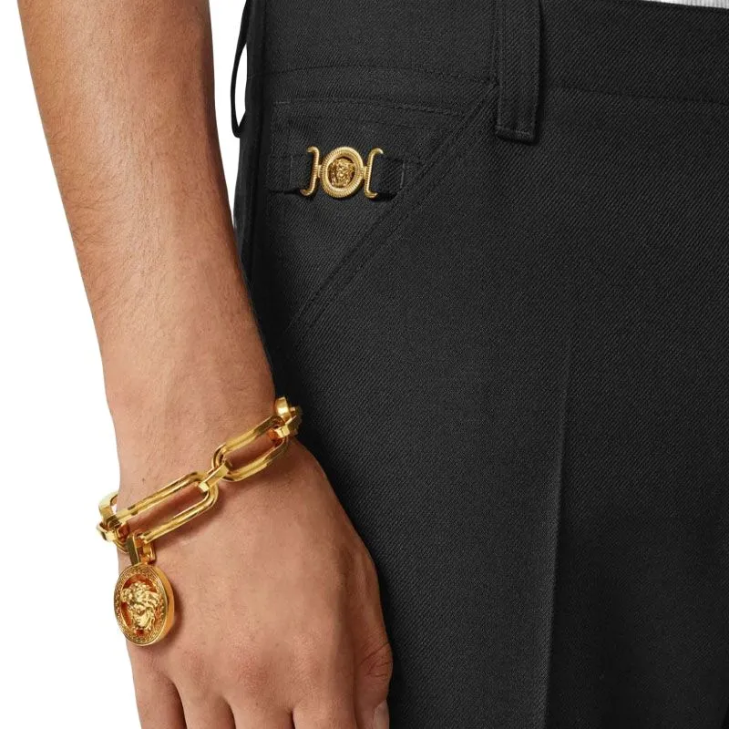 VERSACE Medusa FW24 Suit Trouser Men's Black-4