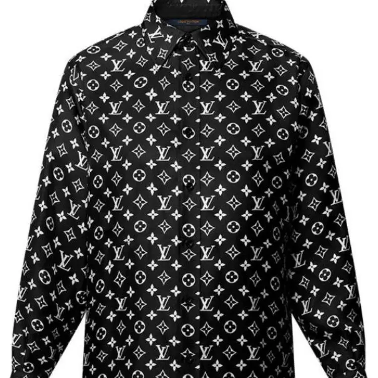 LOUIS VUITTON Monogram Silk Shirt-5