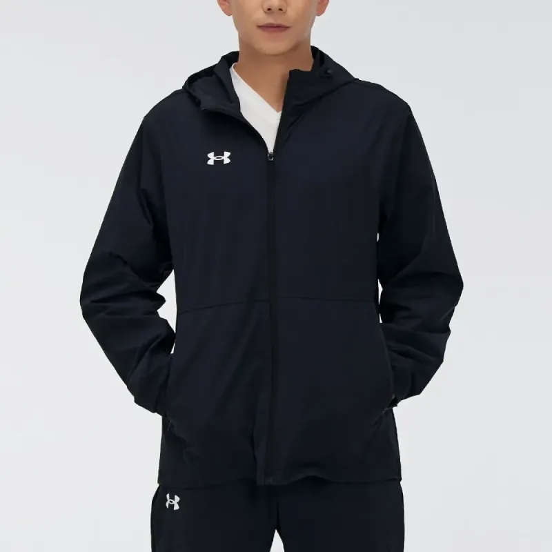 Under Armour Waterproof And Windproof Windbreaker Jacket Men's Black Shopping Bag Included-2