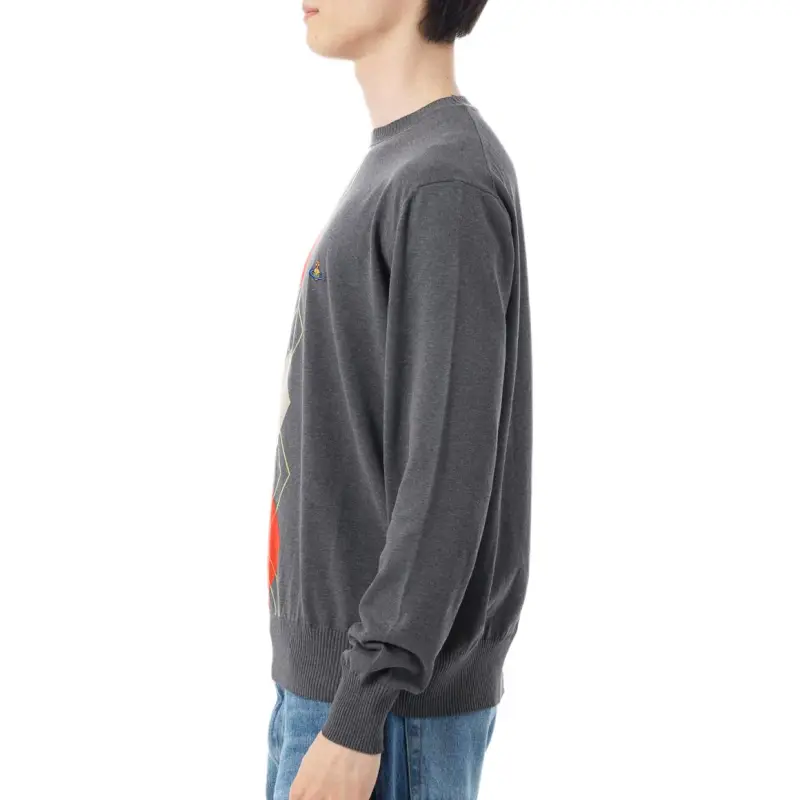 Vivienne Westwood Logo Embroidered Crewneck Jumper-3