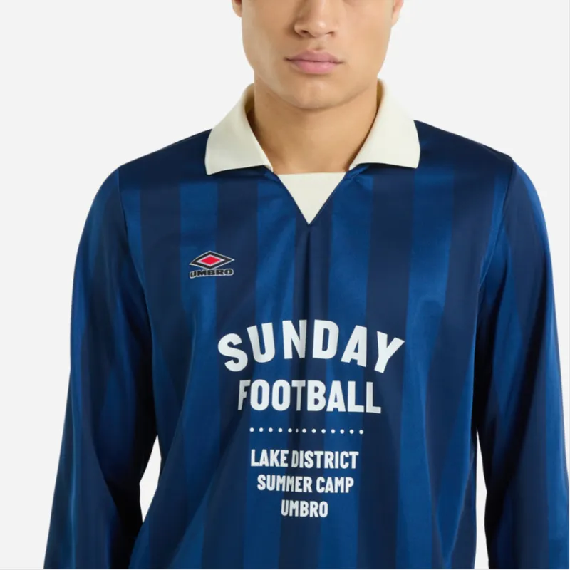 Umbro SS24 Football Shirt Soccer Jerseys Men's Blue-3