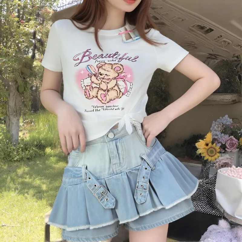 SNBL Two Piece Skirt Sets Women's-2