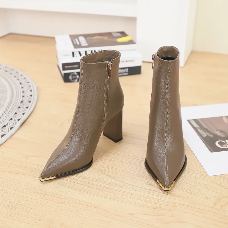 PINWEISHIDU Ankle Boots Women's-8