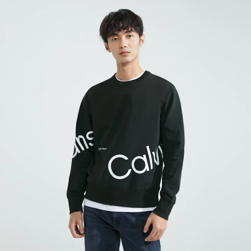 CALVIN KLEIN Sweatshirt Unisex Space Black-4