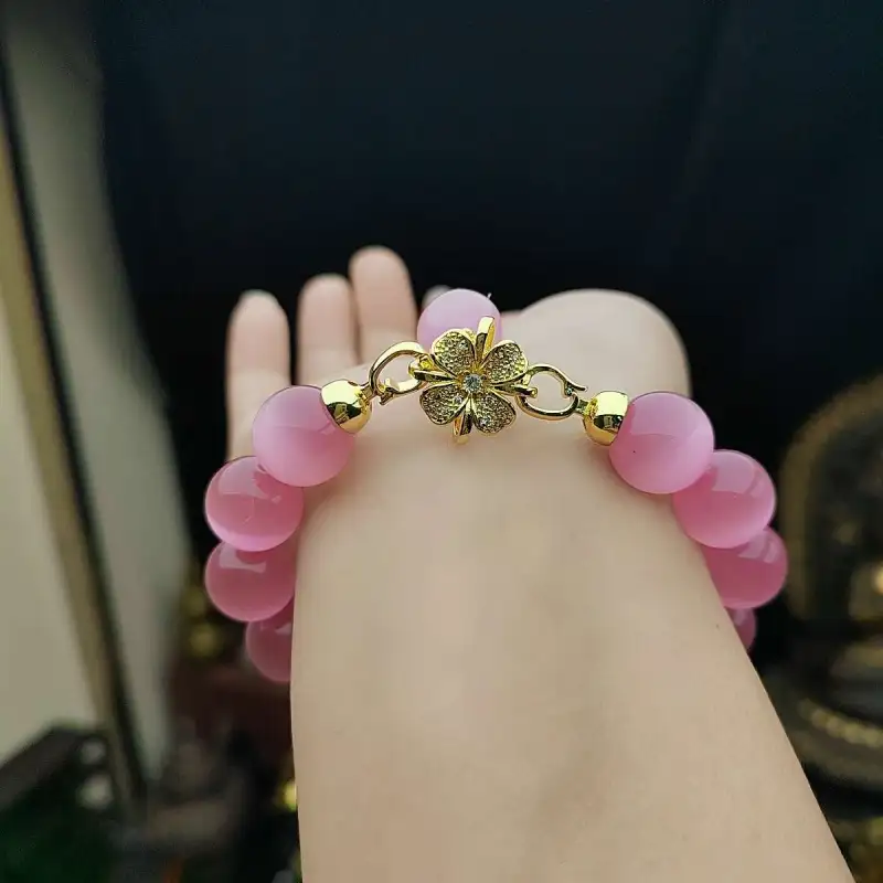 Gifts Glass Cat Eye Bracelets Unisex-4