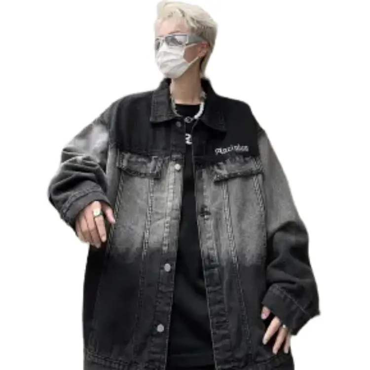TESTUNG Denim Jackets Unisex-6
