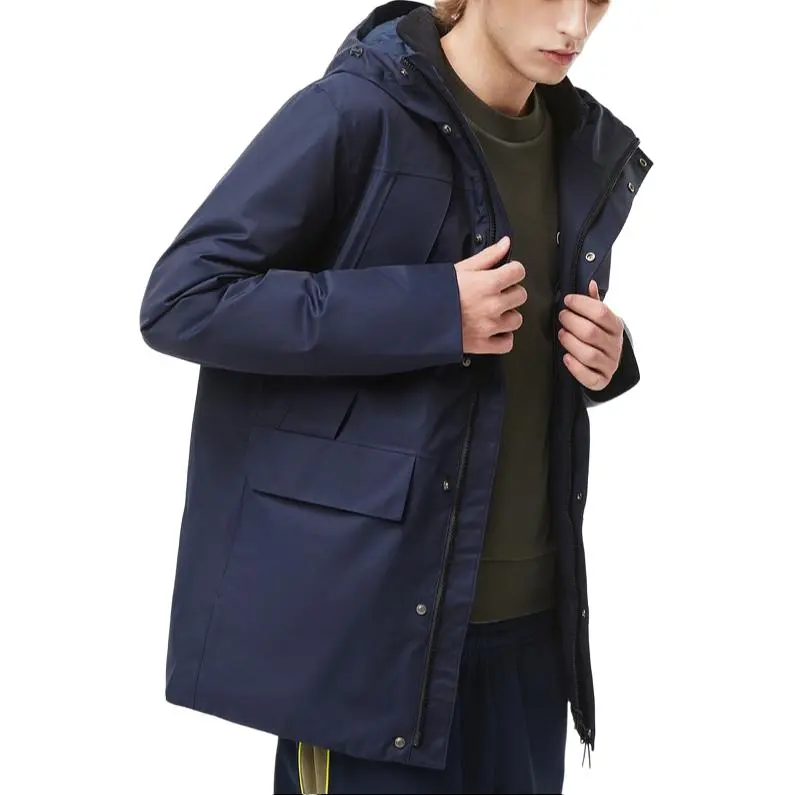 LACOSTE Down Jacket Men's Navy Blue-2