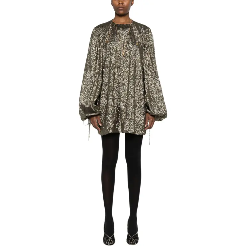 Chloé Lamé Blouse-1