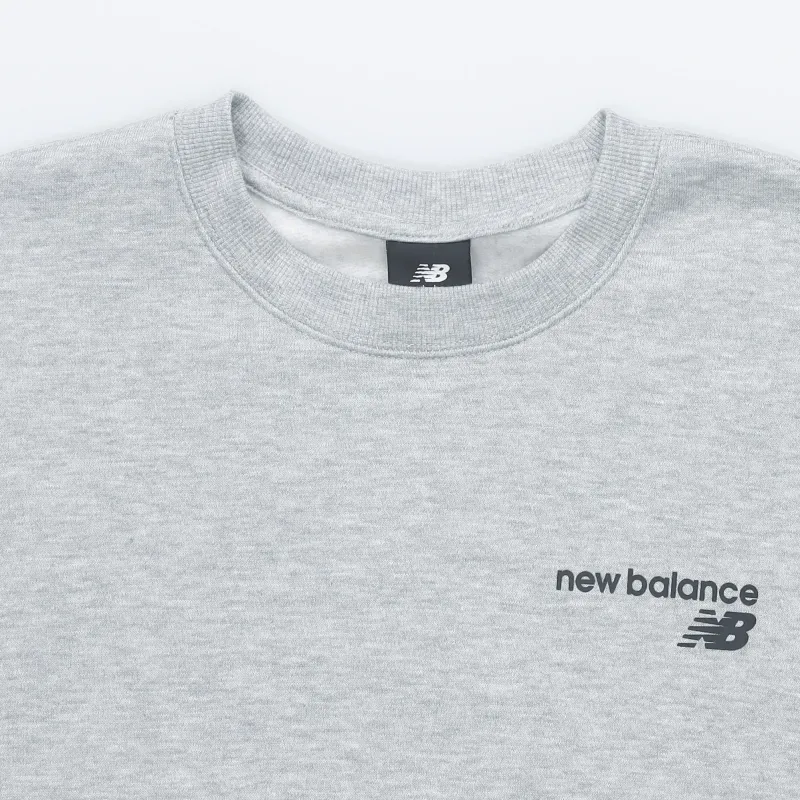 New Balance C F CREW Sweatshirt Men's Gray-4