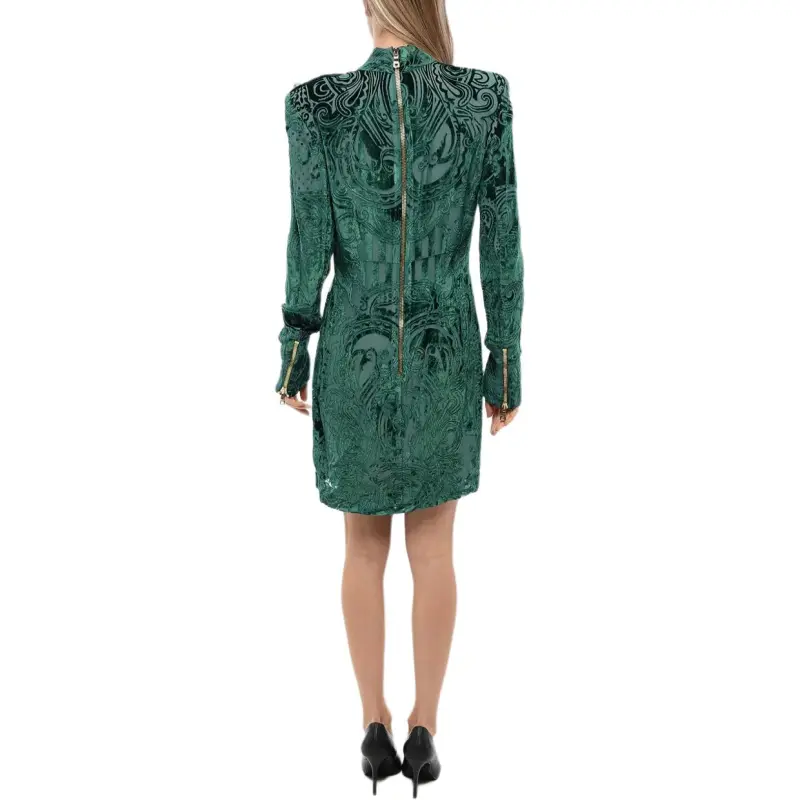BALMAIN Velvet finish Dress-2