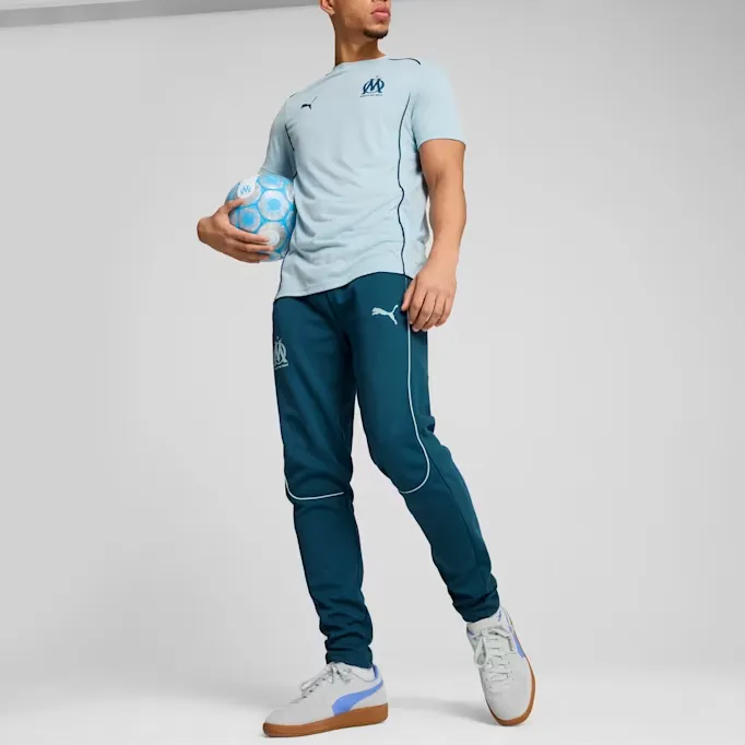 PUMA Olympique De Marseille Regular T-Shirt Men's Sky Blue-2