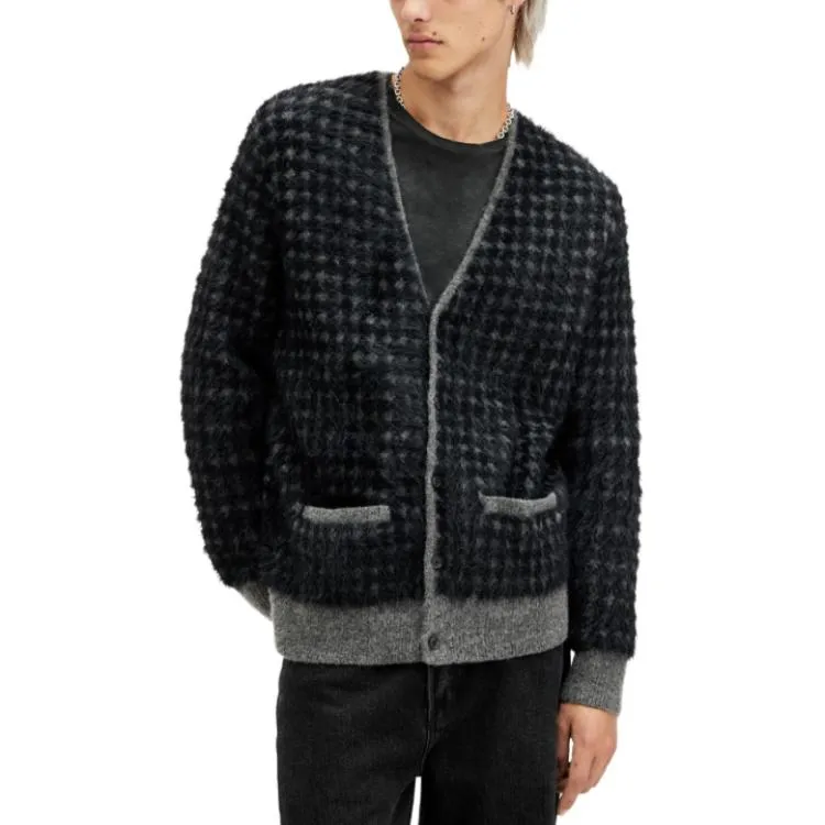 ALLSAINTS Textured Check Knitwear-3