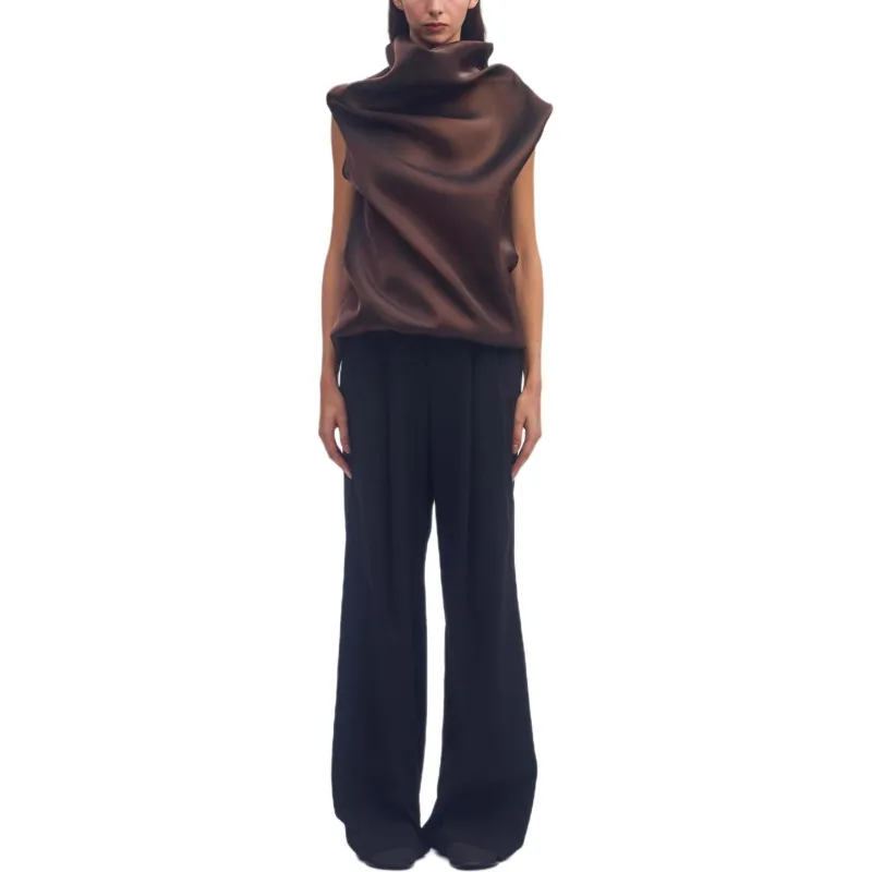 ISSEY MIYAKE Asymmetric Blouse-1