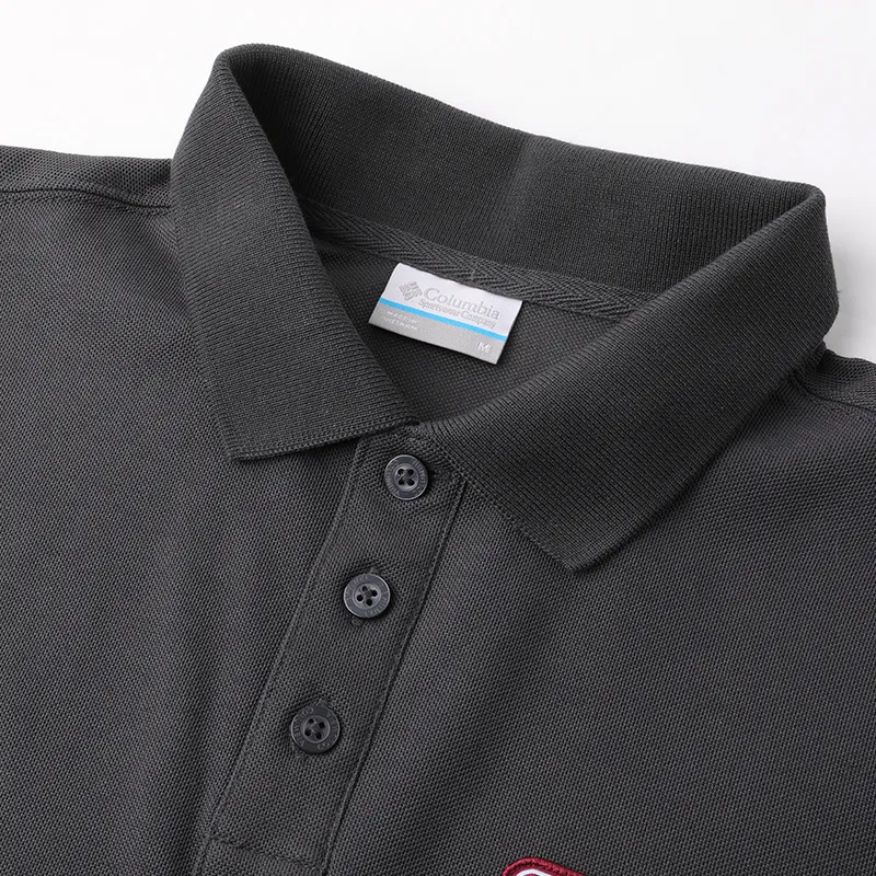 Columbia Polo Shirts Men Gray-2