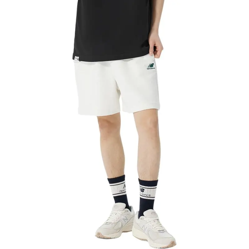 New Balance Vintage Sports Series Casual Shorts Men's Light Gray-2