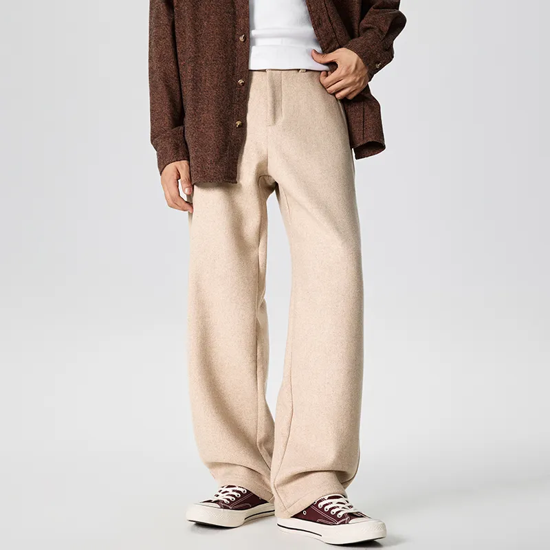 GTRG Casual Pants Unisex Apricot-2