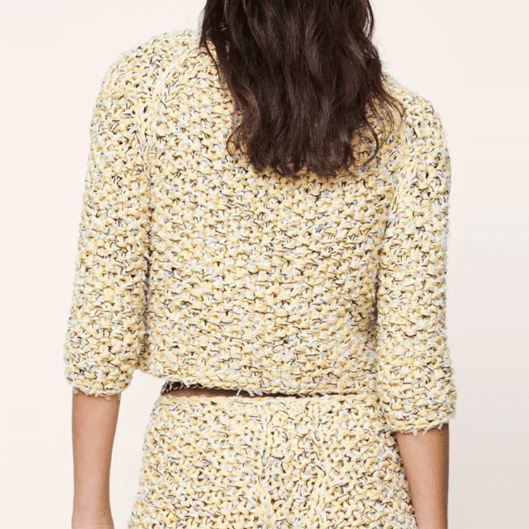 CHANEL SS22 Knitwear Women's Yellow-2