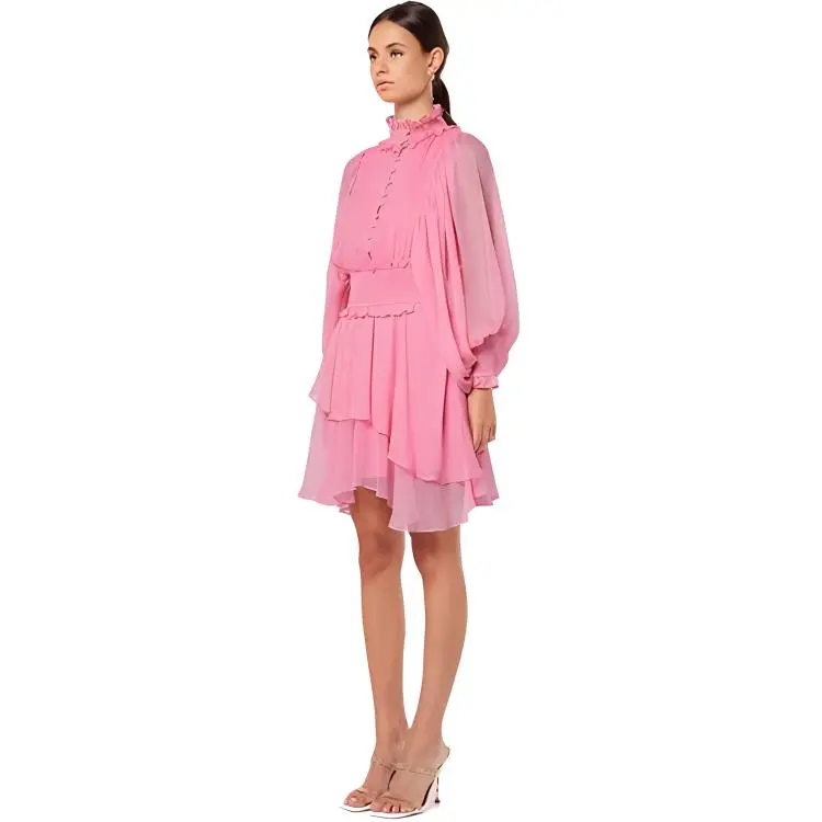 ELLIATTCOLLECTIVE Long Sleeved Dresses Women's Pink-1
