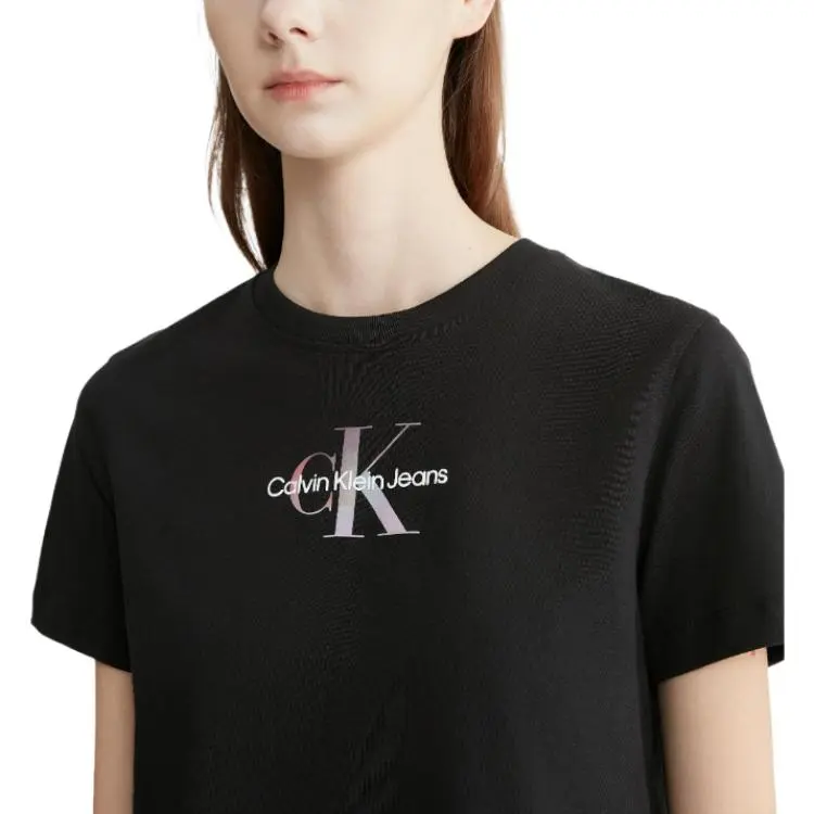 CALVIN KLEIN Regular T Shirt Women's Black-2