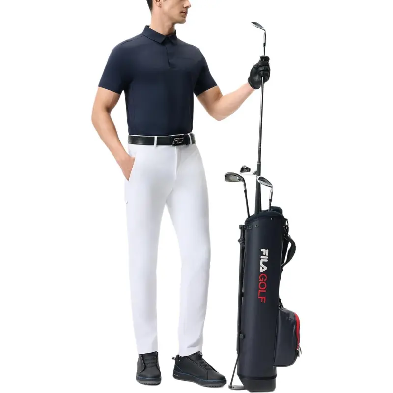 FILA Golf Series Polo Shirt Men's Tide Blue-4