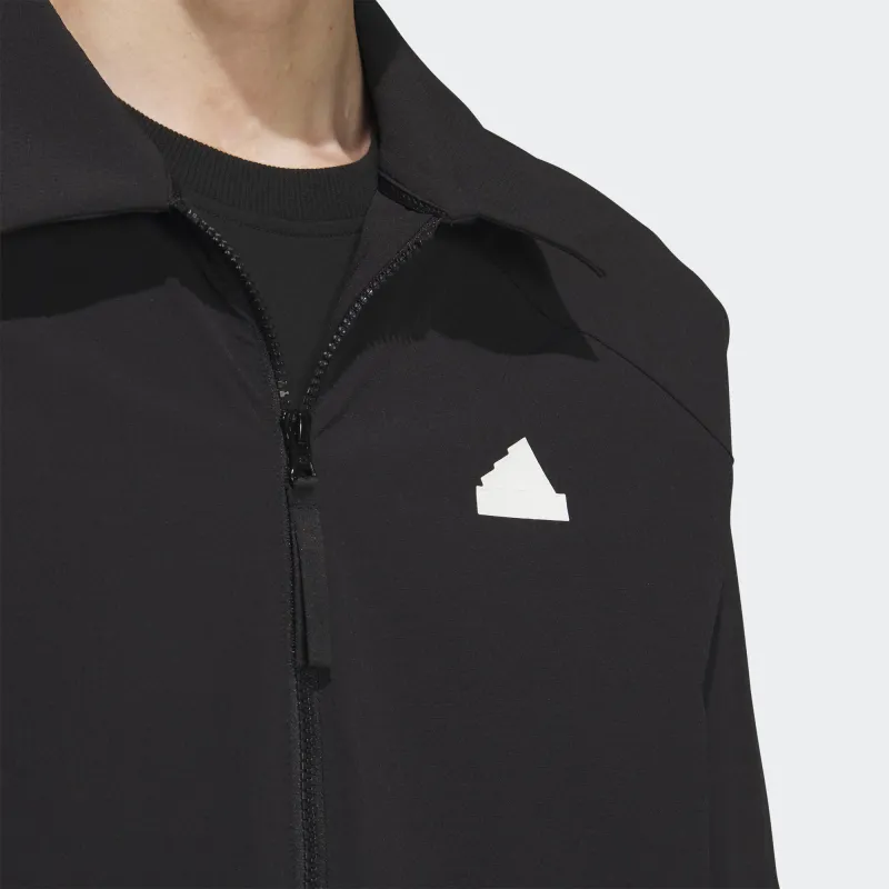 Adidas M Fustl Jkt11 Jackets Coats Men's Black-4