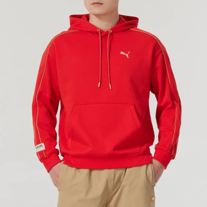 PUMA Hoodie GAME ON DK Sweatshirt Men's Red-2