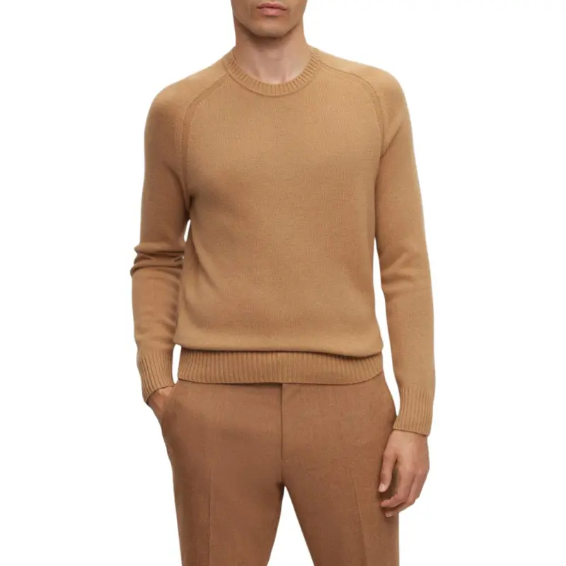 HUGO BOSS Sweaters Men Brown-2