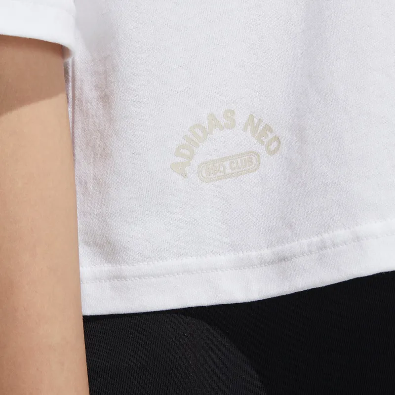 Adidas Neo T Shirt Women's White-5