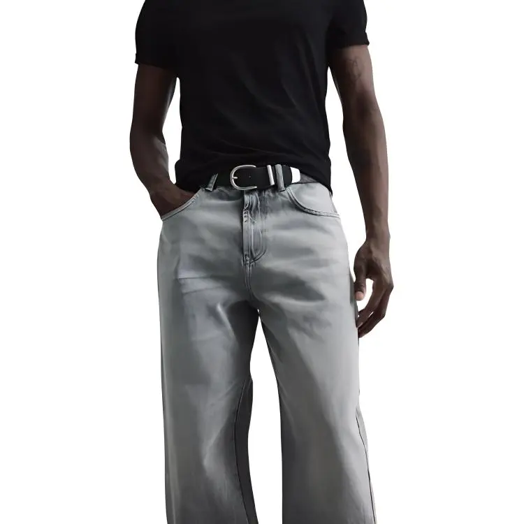 ZARA Jeans Men Gray-2