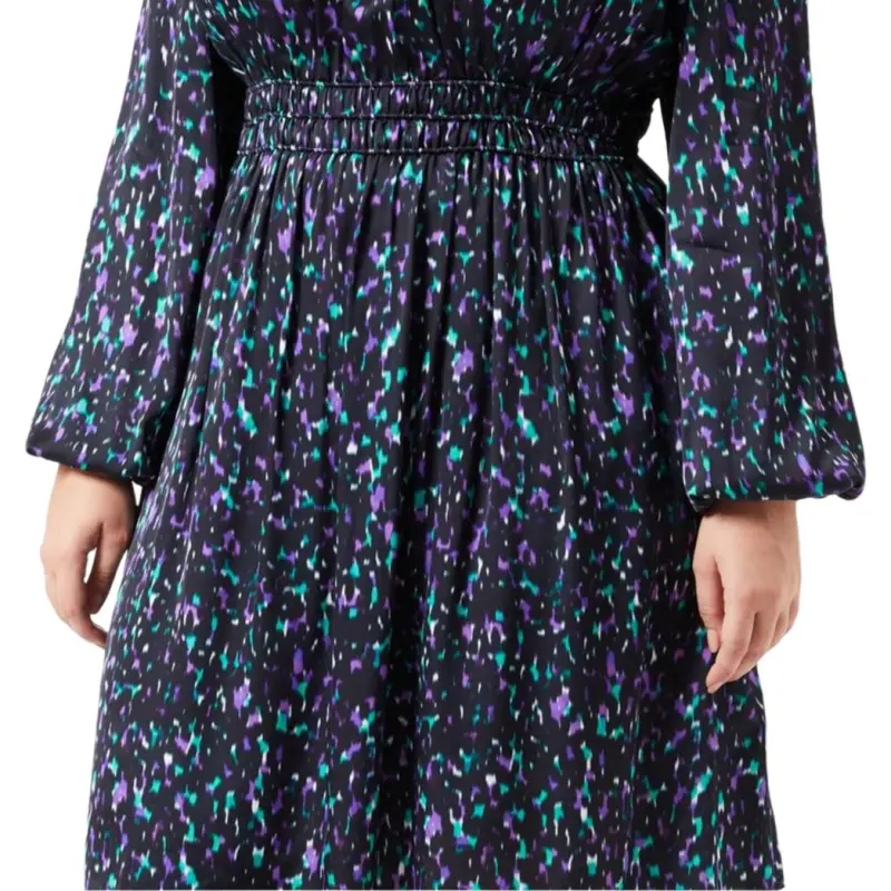 HUGO BOSS Long Sleeved Dress Women's Purple-3