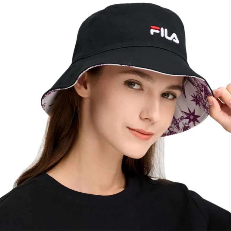 FILA Lifestyle Cotton Round Hat Women's Light Beige White-3