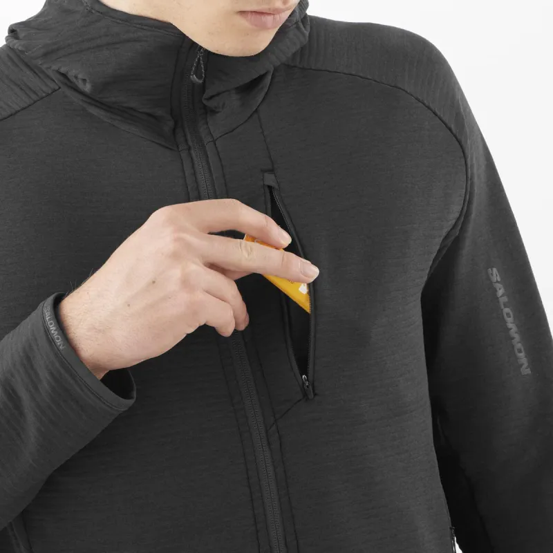 SALOMON ESSENTIAL LIGHTWARM Jackets Coats Men's Black-4