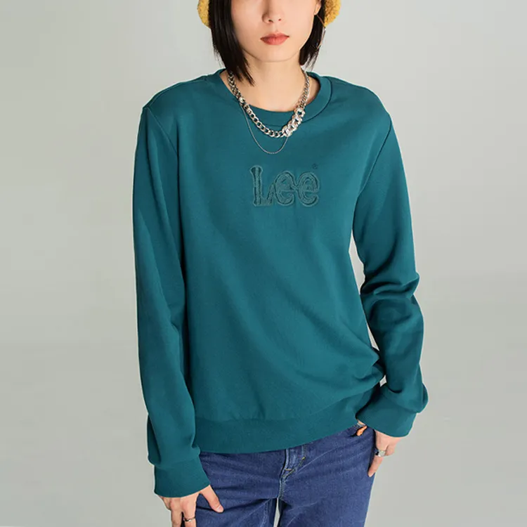 Lee Sweatshirts Women's Dark Spruce Green-3