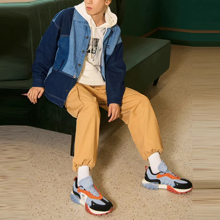 LiNing Denim Jackets Men Blue-2
