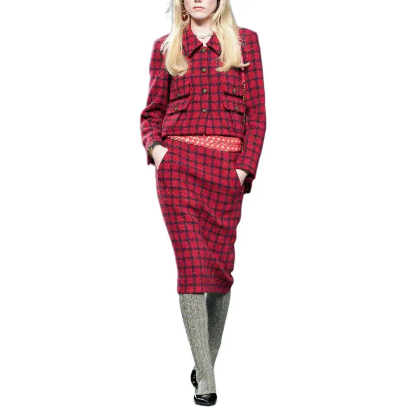 CHANEL FW22 Jackets & Coats Women's Red-1