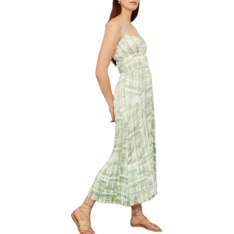 VINCE Slip Dresses Women's Green-2