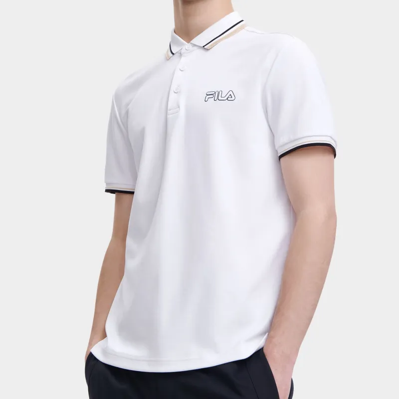 FILA Polo Shirt Men's Standard White-2