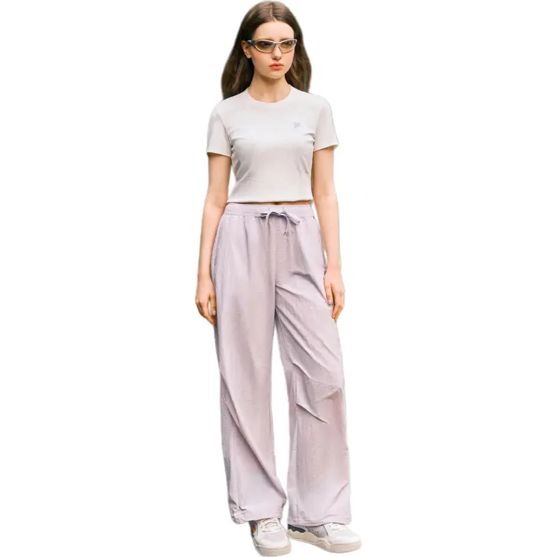 FILA FUSION SS25 Casual Pants Women's Lavender Butterfly Purple PU-1