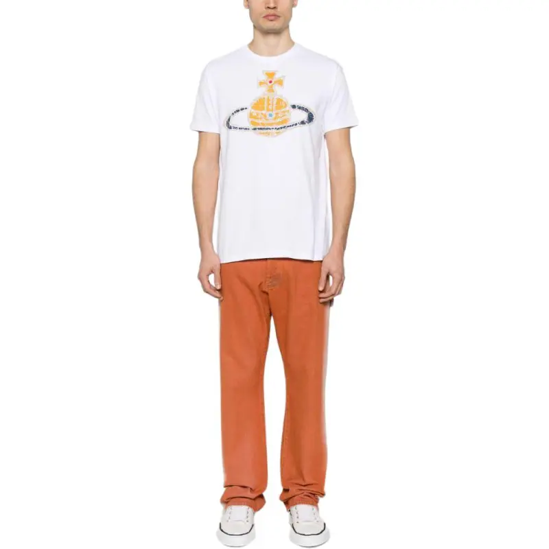 Vivienne Westwood Orb Printed Crewneck T Shirt-1