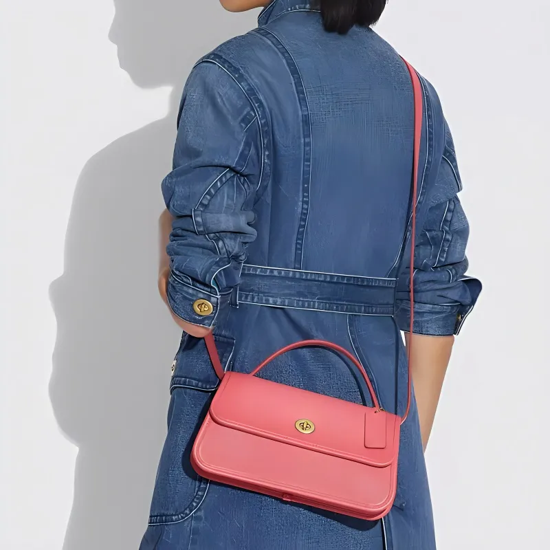 COACH Turnlock Handbags-4