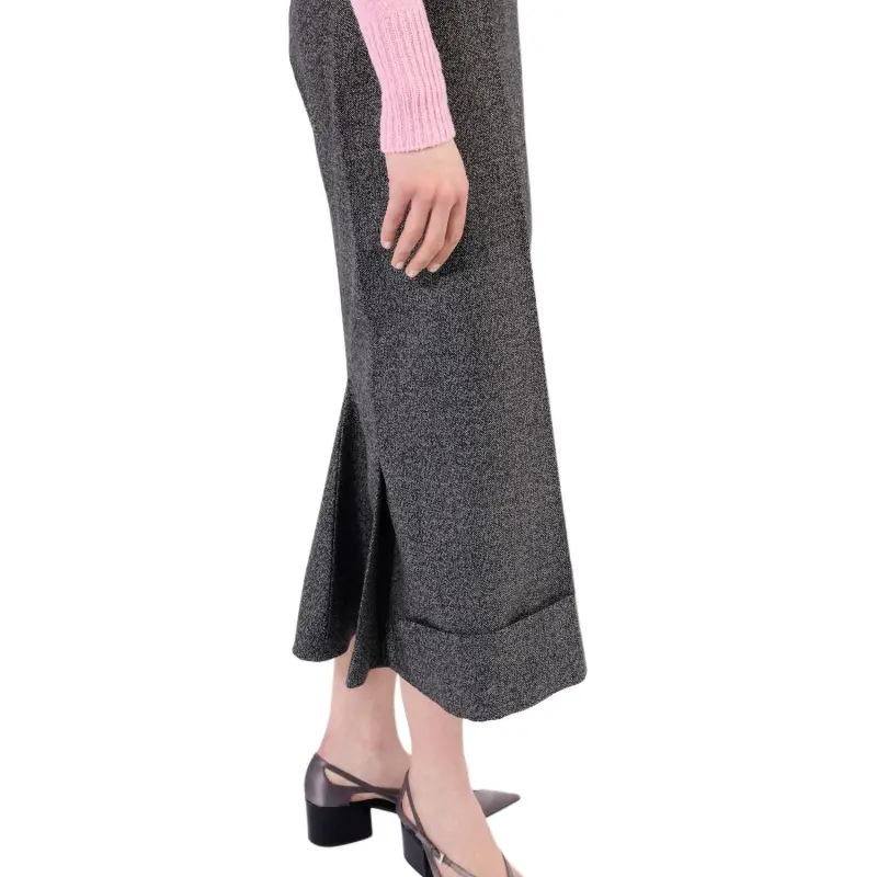 PRADA A line Maxi Skirt-4