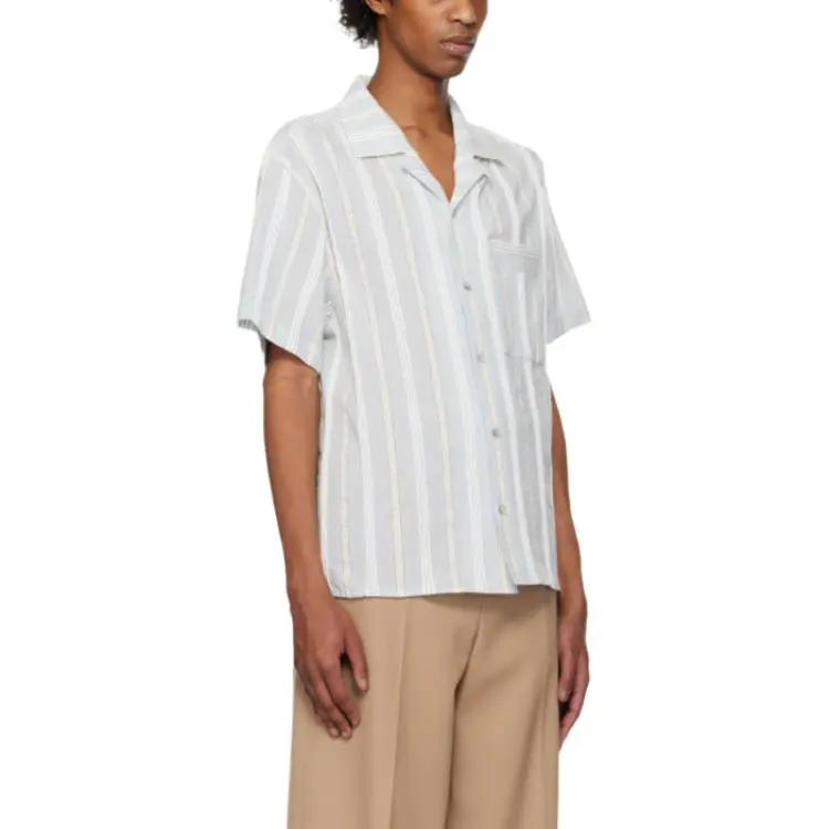 Le 17 Septembre Shirt Men's Blue-2