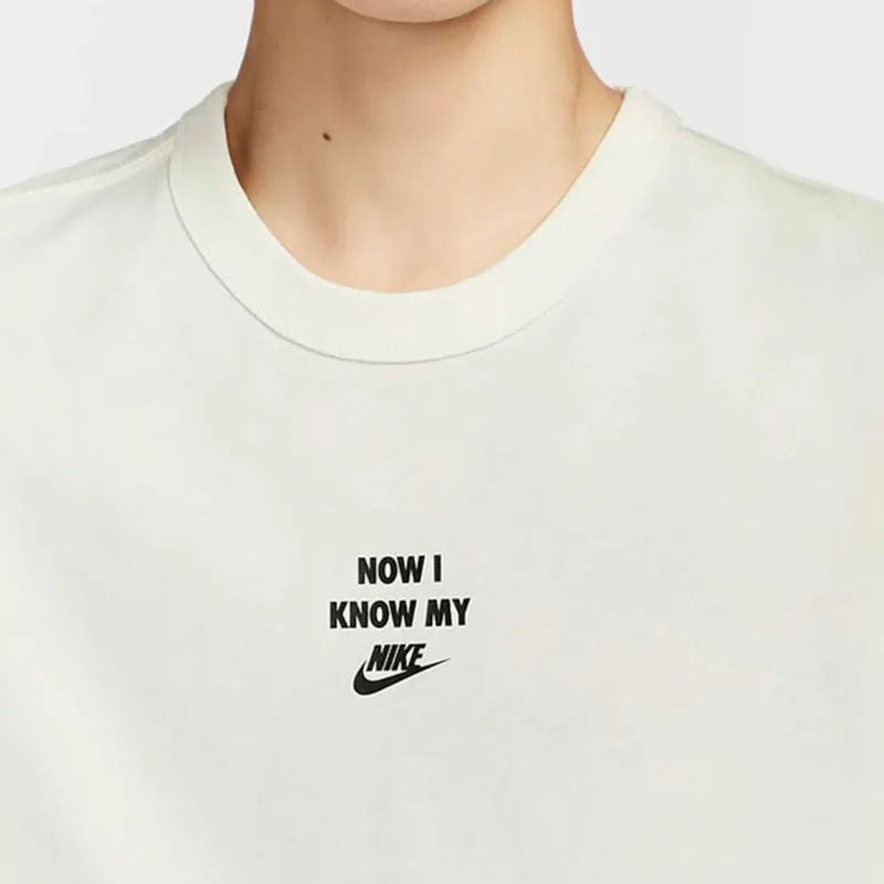 Nike T Shirts Men White-3