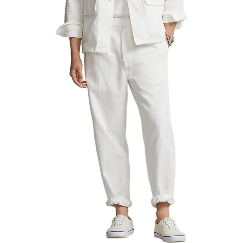 Polo Ralph Lauren SS23 Casual Pants Men's White-2