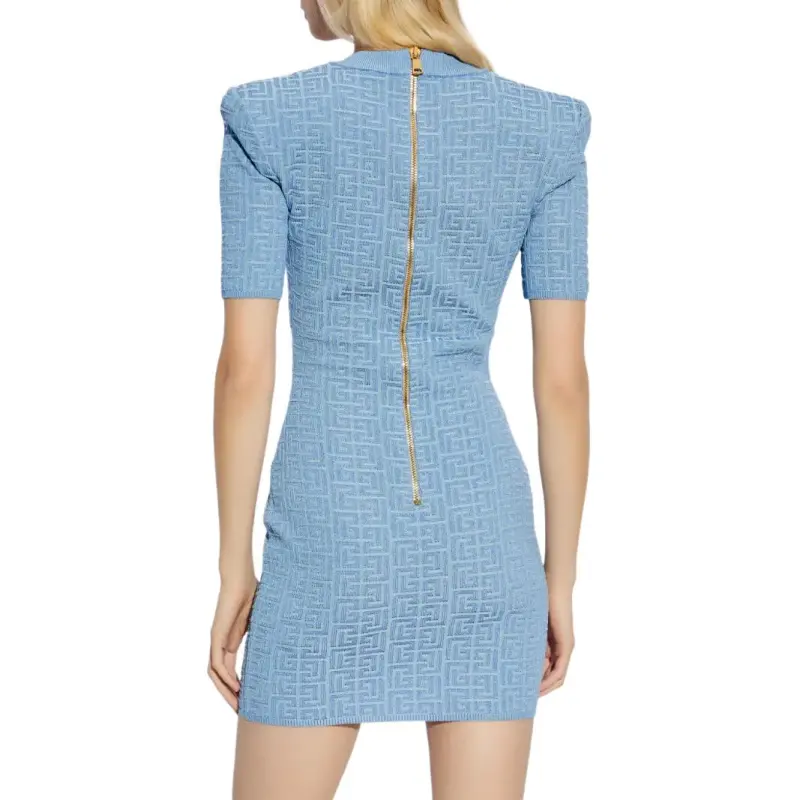 BALMAIN Fitted Knitted Mini Dress-3