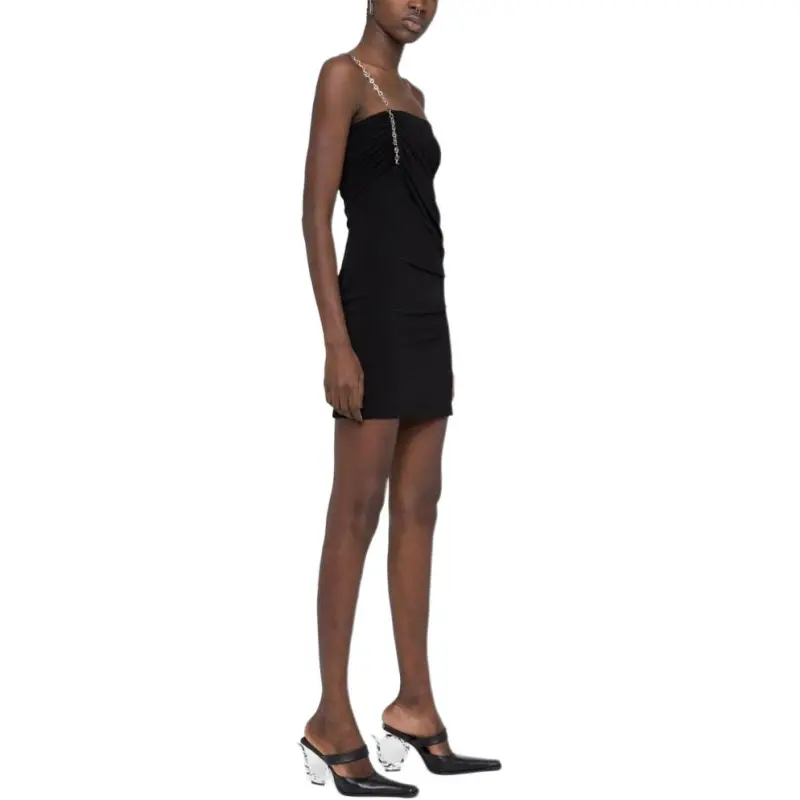 Givenchy G Link One Shoulder Dress-4